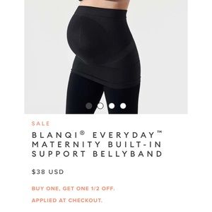Blanqi belly support band